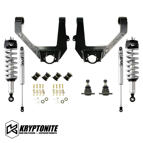 KRYPTONITE STAGE 3 LEVELING KIT WITH FOX SHOCKS 1/2 TON 6 LUG 2007-2018 (KRUCA12)