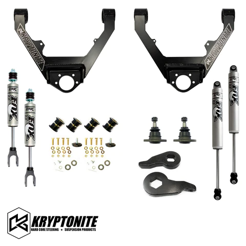 KRYPTONITE STAGE 3 LEVELING KIT WITH FOX SHOCKS 1/2 TON 6 LUG 1999-2006