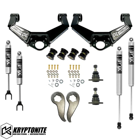 KRYPTONITE STAGE 3 LEVELING KIT WITH FOX SHOCKS 2011-2019